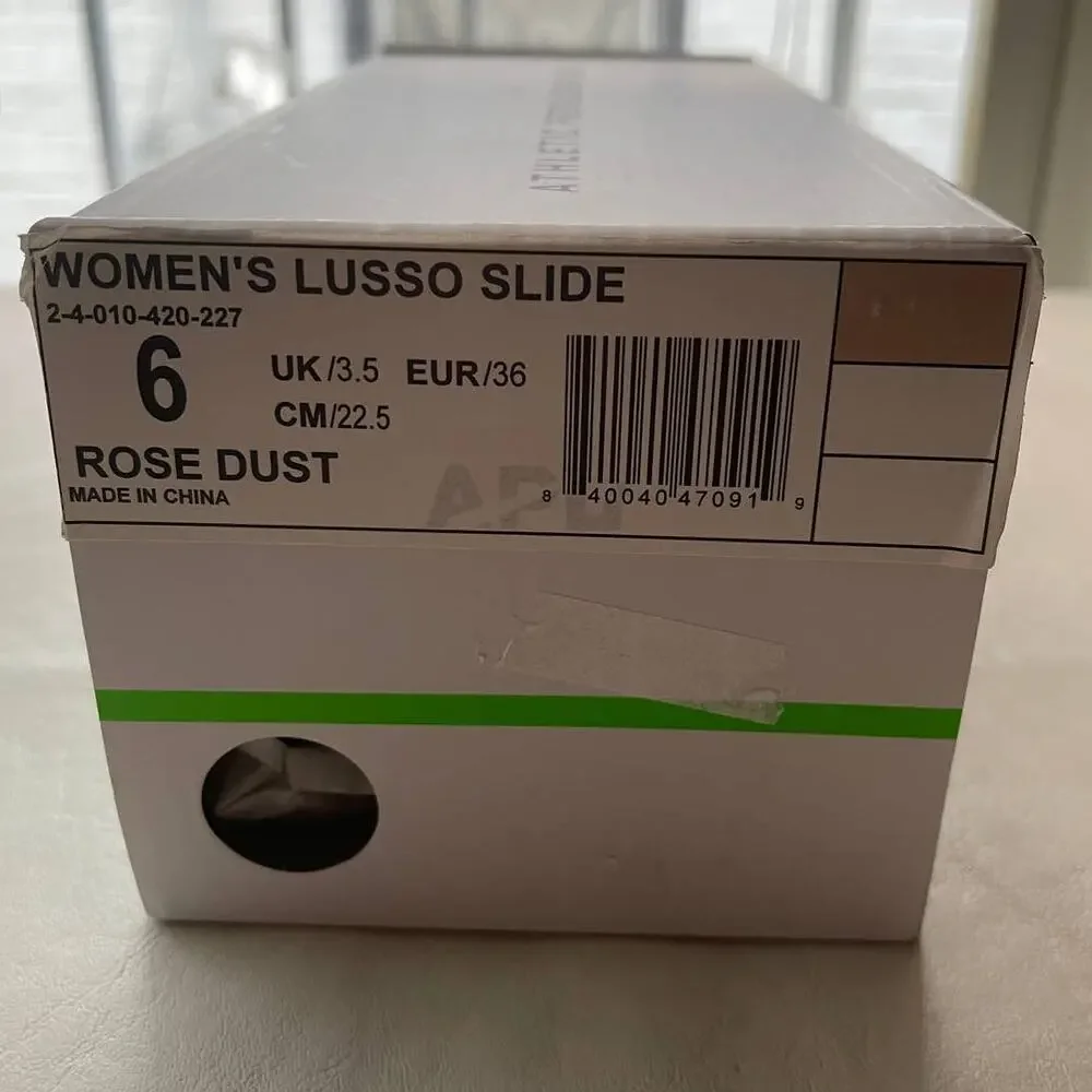 New Women's APL: Athletic Propulsion Labs Lusso Slides in Dust Rose Size 6